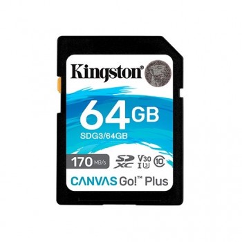 MEM SDXC 64GB KINGSTON CANVAS GO UHS I CL10