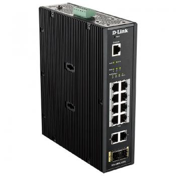Switch Gestionado D-Link DIS-200G-12PS 8 Puertos/ Gigabit 10/100/1000/ SFP/ PoE - Imagen 1