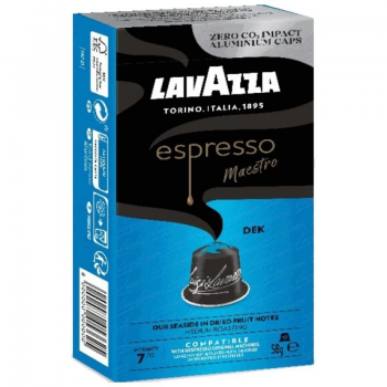 Cápsula Lavazza Espresso Maestro Dek para cafeteras Nespresso/ Caja de 10 - Imagen 1