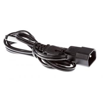 CS-CC6-IEC cable de transmisión Negro 0,5 m C7 acoplador C14 acoplador - Imagen 1