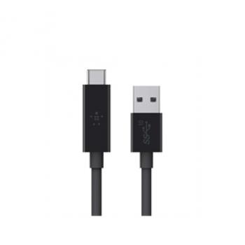 USB-A - USB-C, 0.9m cable USB 0,9 m USB 3.2 Gen 2 (3.1 Gen 2) USB A USB C Negro - Imagen 1