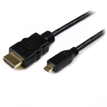 Cable HDMI de alta velocidad con Ethernet 50cm - HDMI a Micro HDMI - Macho a Macho - Imagen 1
