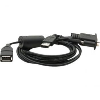VM1052CABLE adaptador de cable D9 USB A + USB A Negro - Imagen 1