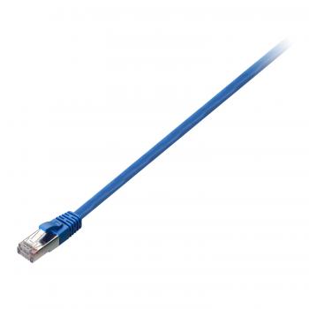 Cable azul Cat6 blindado (STP) con conector RJ45 macho a RJ45 macho 2m 6.6ft - Imagen 1