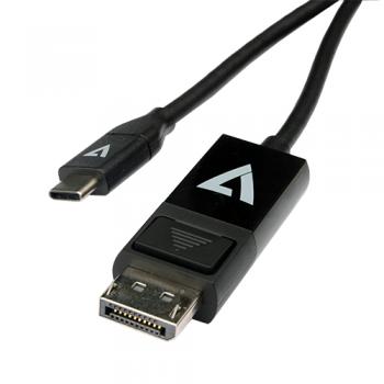 V7UCDP-2M cambiador de género para cable USB Type-C 3.2 Gen 1 DisplayPort Negro - Imagen 1