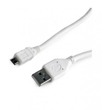 CCP-MUSB2-AMBM-W-1M cable USB USB 2.0 USB A Micro-USB B Blanco - Imagen 1