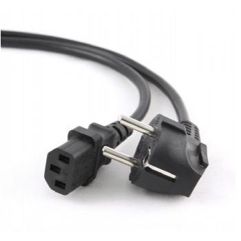 PC-186 cable de transmisión Negro 1,8 m CEE7/4 C14 acoplador - Imagen 1