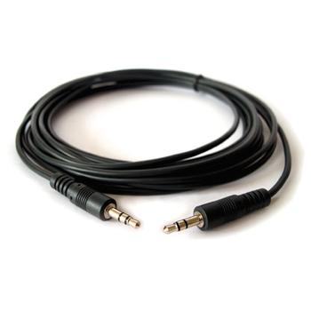 3.5 mm, 4.6m cable de audio 4,6 m 3,5mm Negro - Imagen 1