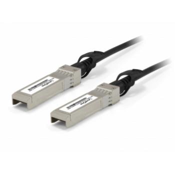 DAC-0103 cable de fibra optica 3 m SFP+ Negro, Acero inoxidable - Imagen 1