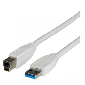 0.8m USB 3.0 A - USB 3.0 B M/M cable USB 0,8 m USB 3.2 Gen 1 (3.1 Gen 1) USB A USB B Gris - Imagen 1