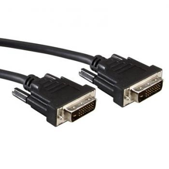 2.0m DVI-D M/M cable DVI 2 m Negro - Imagen 1