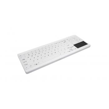 AK-C7412F teclado USB Blanco - Imagen 1