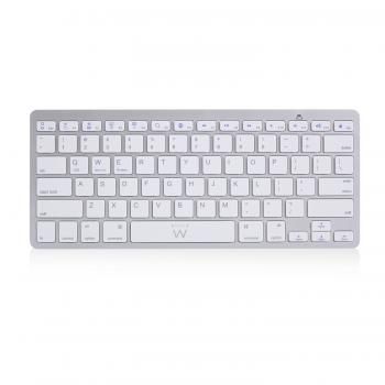 EW3161 teclado Bluetooth QWERTY Español Plata, Blanco - Imagen 1