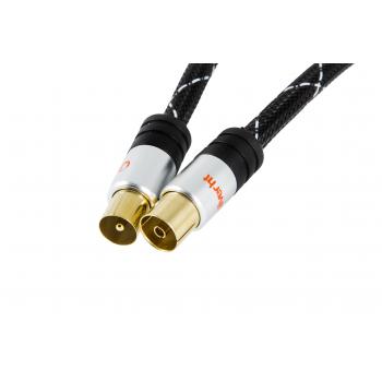 Cable ANTENA TV - HIGH END - M/F - 2.5m - Imagen 1