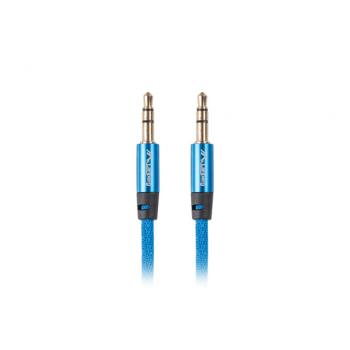 CA-MJMJ-10CU-0010-BL cable de audio 1 m 3,5mm Azul - Imagen 1