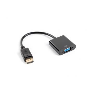AD-0002-BK adaptador de cable de vídeo 0,2 m VGA (D-Sub) DisplayPort Negro - Imagen 1