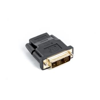 AD-0013-BK cable gender changer HDMI DVI-D 18+1 Single Link Negro - Imagen 1