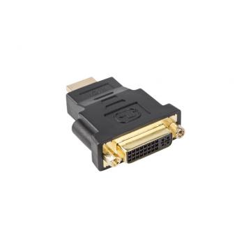 AD-0014-BK cambiador de género para cable HDMI DVI-D (F) (24 + 5) Negro - Imagen 1