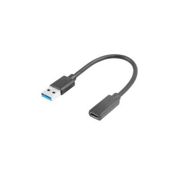 AD-UC-UA-03 cable USB 0,15 m USB 3.2 Gen 1 (3.1 Gen 1) USB type A USB Tipo C Negro - Imagen 1