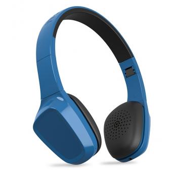 428335 auricular y casco Auriculares Diadema Conector de 3,5 mm Bluetooth Azul - Imagen 1