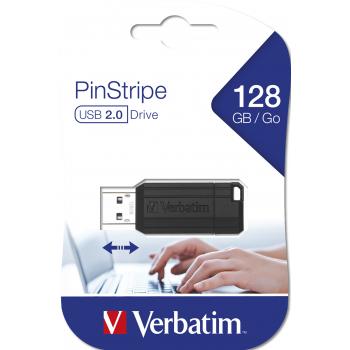PinStripe - Unidad USB de 128 GB - Negro - Imagen 1
