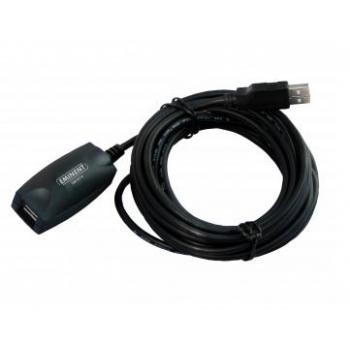 EW1014 cable USB 5 m USB 2.0 USB A Negro - Imagen 1