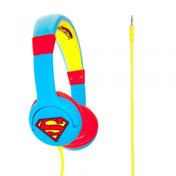 DC Comics Superman Man of Steel Auriculares Diadema Conector de 3,5 mm Azul, Rojo, Amarillo - Imagen 1