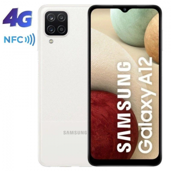 Smartphone Samsung Galaxy A12 4GB/ 64GB/ 6.5'/ Blanco - Imagen 1