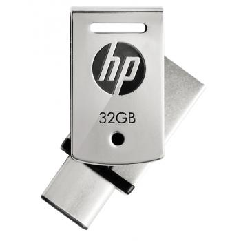 x5000m unidad flash USB 32 GB USB Type-A / USB Type-C 3.2 Gen 1 (3.1 Gen 1) Acero inoxidable - Imagen 1