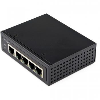 Switch Conmutador Industrial Ethernet Gigabit de 5 Puertos PoE no Gestionado de Servicio Pesado GbE PoE+ IP30 (IESC1G50UP) - Ima