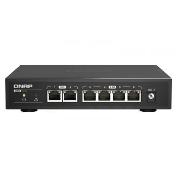 QSW-2104-2T switch No administrado 2.5G Ethernet (100/1000/2500) Negro - Imagen 1