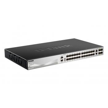 DGS-3130-30S switch Gestionado L3 10G Ethernet (100/1000/10000) Negro, Gris - Imagen 1