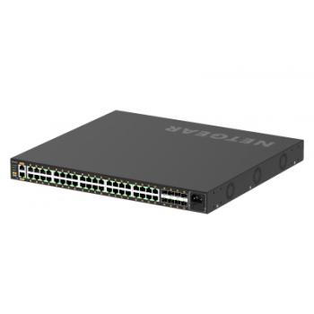 GSM4248P-100EUS switch Gestionado L2/L3/L4 Gigabit Ethernet (10/100/1000) Energía sobre Ethernet (PoE) Negro - Imagen 1