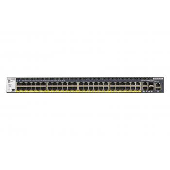 M4300-52G-PoE+ 1000W PSU Gestionado L2/L3/L4 Gigabit Ethernet (10/100/1000) Energía sobre Ethernet (PoE) 1U Negro - Imagen 1