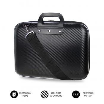 Maletín Ordenador EVA Laptop Bag Carbon 13,3" Black - Imagen 1
