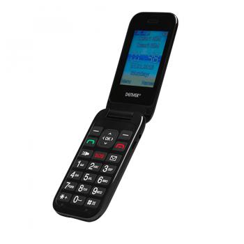 BAS-24200M teléfono móvil 6,1 cm (2.4") 80 g Negro Teléfono para personas mayores - Imagen 1