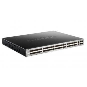 DGS-3130-54S Gestionado L3 10G Ethernet (100/1000/10000) Negro, Gris - Imagen 1