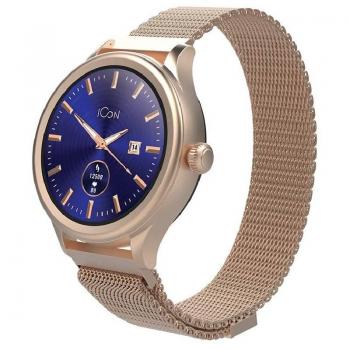 Smartwatch Forever ICON AW-100/ Notificaciones/ Frecuencia Cardíaca/ Oro Rosa - Imagen 1
