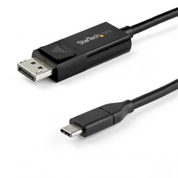 2m - Cable USB-C a DisplayPort 1.4 - Bidireccional - Imagen 1