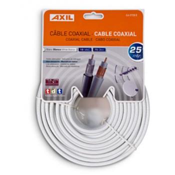 CA0728E cable coaxial 25 m Blanco - Imagen 1