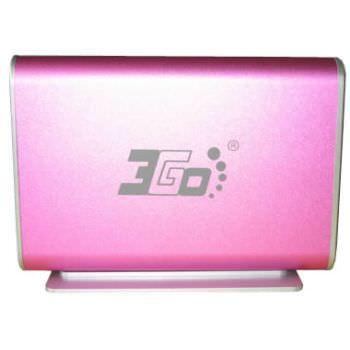 CAJA EXTERNA HDD 3.5" SATA-USB 3GO ROSA - Imagen 1