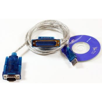 ADAPTADOR USB-SERIE DB25 MACHO - Imagen 1