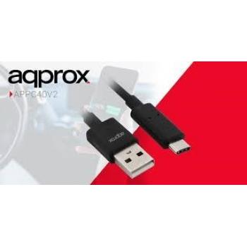 CABLE APPROX USB 3.0 TO TYPE-C 1 METAL HEAD 1 METE - Imagen 1