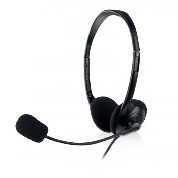 EW3568 auricular y casco Auriculares Alámbrico Diadema Calls/Music USB tipo A Negro - Imagen 1
