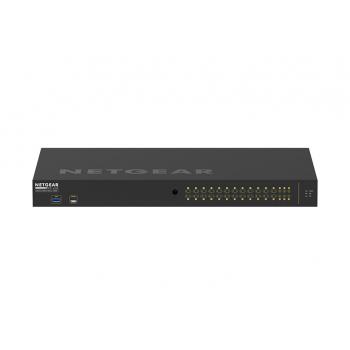 GSM4230P-100EUS switch Gestionado Gigabit Ethernet (10/100/1000) Energía sobre Ethernet (PoE) 1U Negro - Imagen 1