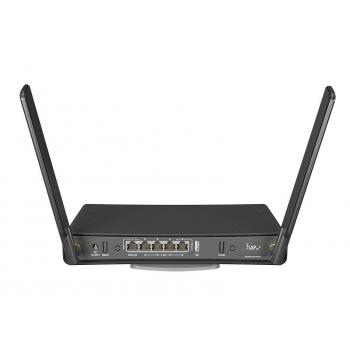 hAP ac³ router inalámbrico Gigabit Ethernet Doble banda (2,4 GHz / 5 GHz) Negro - Imagen 1