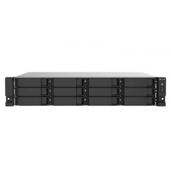 TS-1273AU-RP-8G servidor de almacenamiento NAS Bastidor (2U) Ethernet Negro, Gris V1500B - Imagen 1