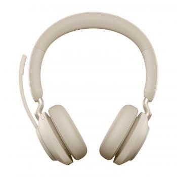 Evolve2 65, UC Stereo Auriculares Diadema USB tipo A Bluetooth Beige - Imagen 1
