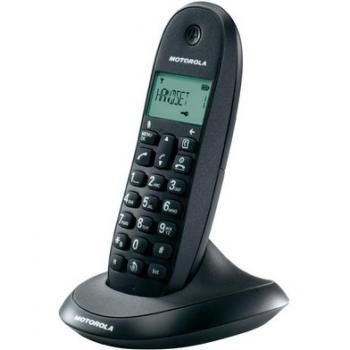 C1001L Teléfono DECT Negro Identificador de llamadas - Imagen 1