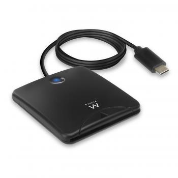 EW1055 lector de tarjeta inteligente Interior USB 3.2 Gen 1 (3.1 Gen 1) Negro - Imagen 1